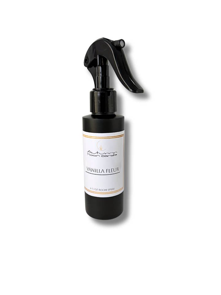 Spray d'ambiance Vanille Fleur 4oz pour la vente par Autumn Moon Candle