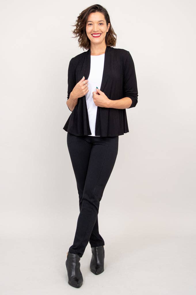 Blue Sky Clothing Co LLC - Wholesale Jacket - Women's - Kathy Jacket, Black, Bamboo1