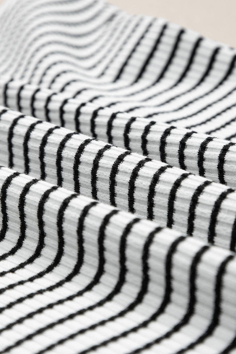 Lovesoft - Wholesale Knit Top - Women's - Striped Print Ribbed Knit Sleeveless Top7