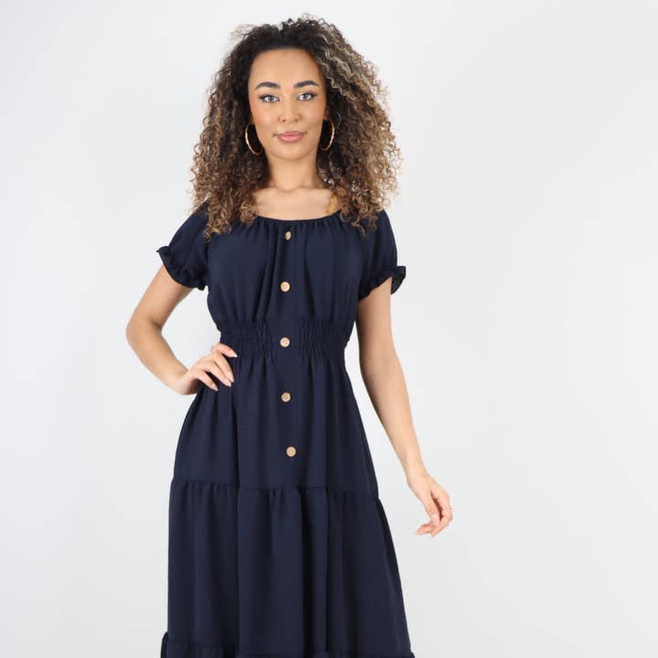 Robe longue italienne à manches bouffantes avec boutons à la taille froncée et autres tendances Résultats pour recherche robe soirée en vente B2B. Retours gratuits et paiement à 60 jours sur Faire sur Faire.
