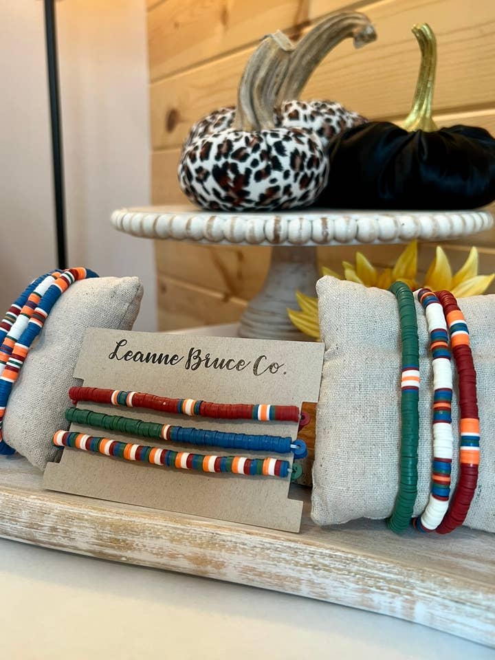 Bracelets Stretchy Mixed Color Sets Men's/Unisex Collection for wholesale by Leanne Bruce Co.