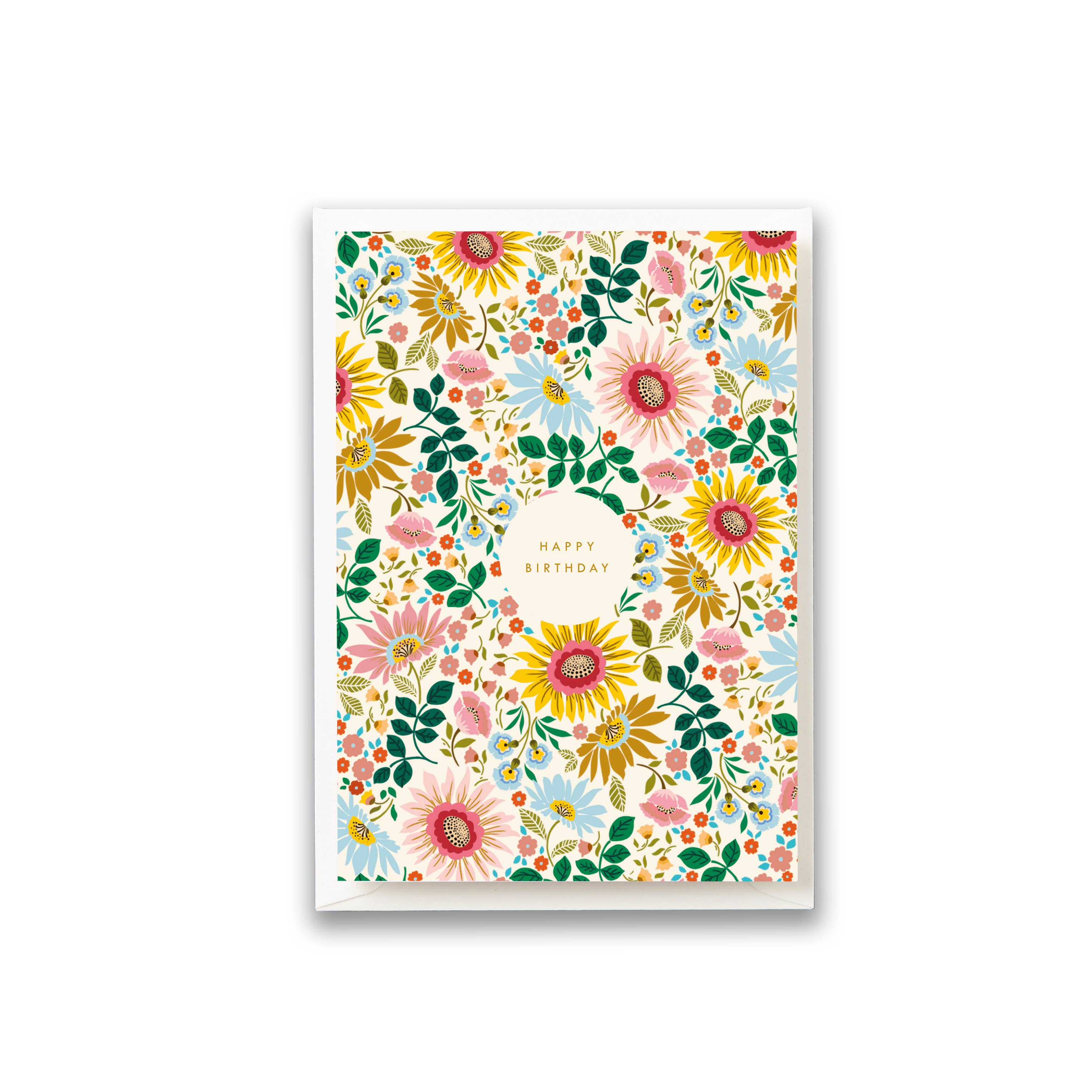 Lucy says I do - Wholesale Birthday Card - Happy Birthday Bright Flowers Card