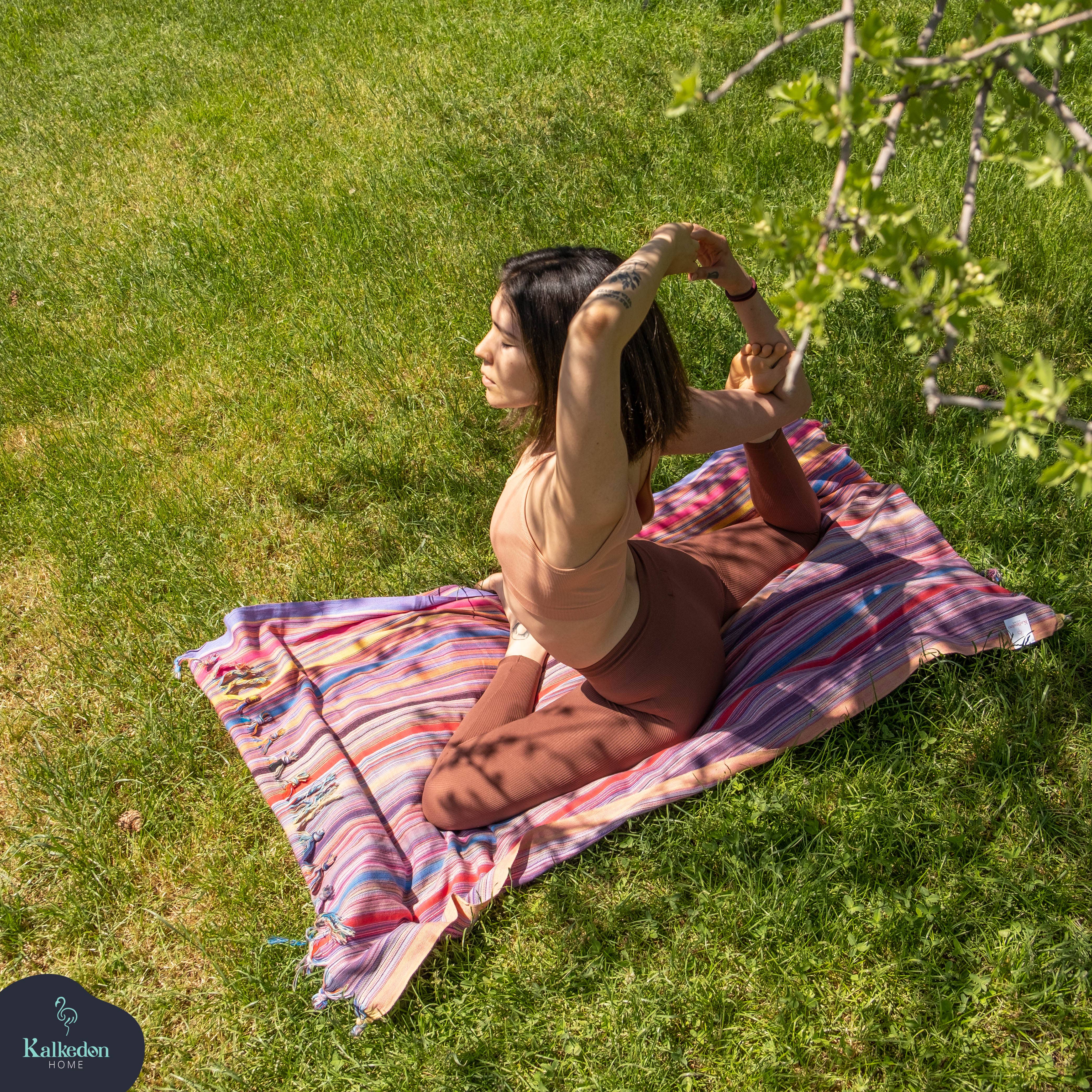 Kalkedon Towels - Wholesale Beach Towel - Rainbow Beach Towel | Turkish Towel | Sarong | Beach Wrap2