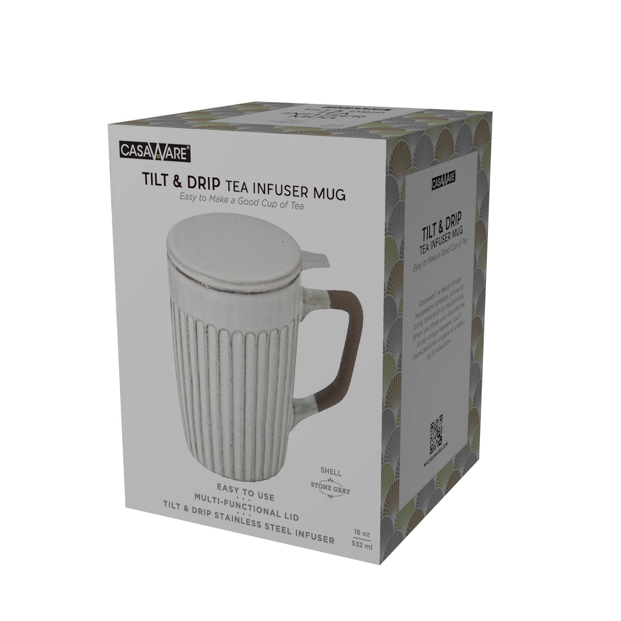 CasaWare – Großhandel Kaffeebecher – Tee-Infuser-Tasse SHELL 18oz5