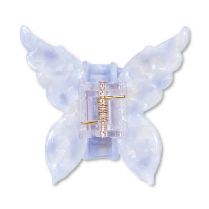 Ecofriendly Acetate Butterfly Claw - Fairy Blue for wholesale by HoneyLux