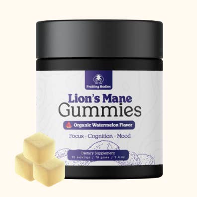 Lion's Mane Gummies for wholesale by Fruiting Bodies