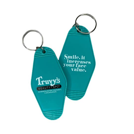Truvy's Beauty Spot Key Tag for wholesale by twistedEGOS llc