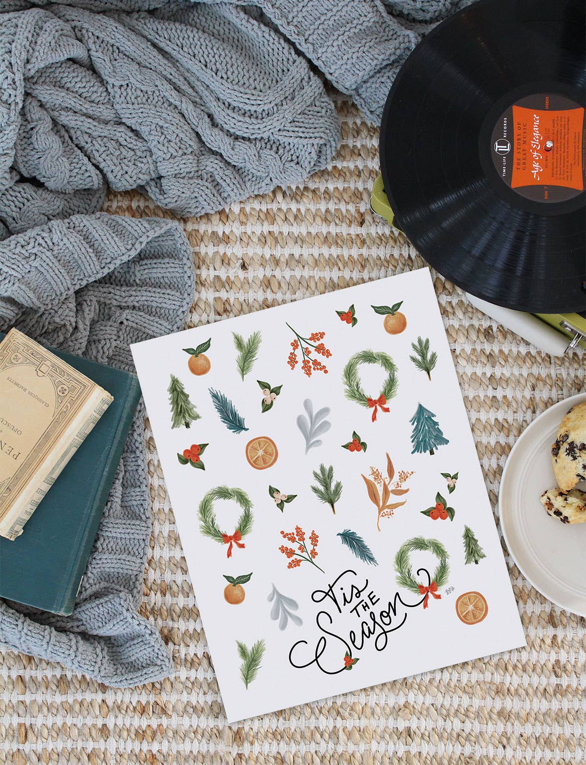 Lily & Val - Wholesale Art Print - Tis The Season - Print3