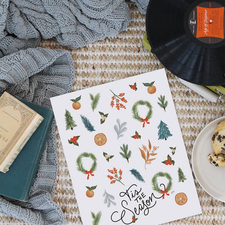 Lily & Val - Wholesale Art Print - Tis The Season - Print3