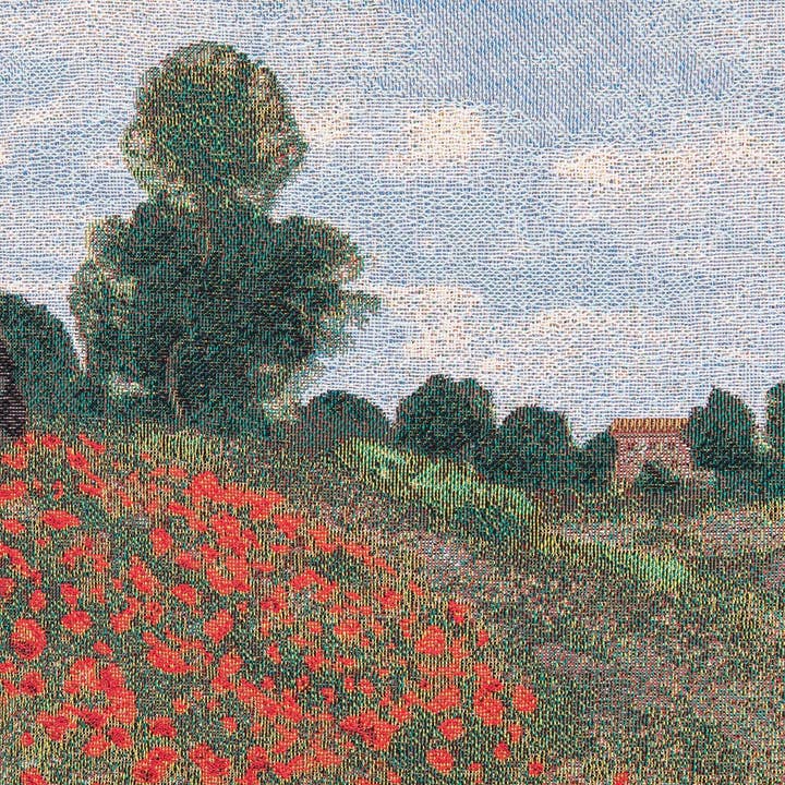 Signare Tapestry - Wholesale Tote Bag - Unisex - Monet Poppy Field Tapestry Gusset Tote Bag