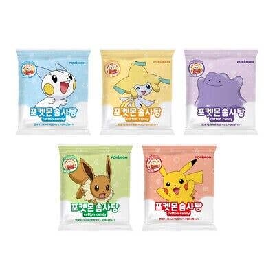 Pops Distro Inc – Engroshandel Candyfloss – Pokemon Candyfloss Displayboks med 12 (9g) (Korea)1