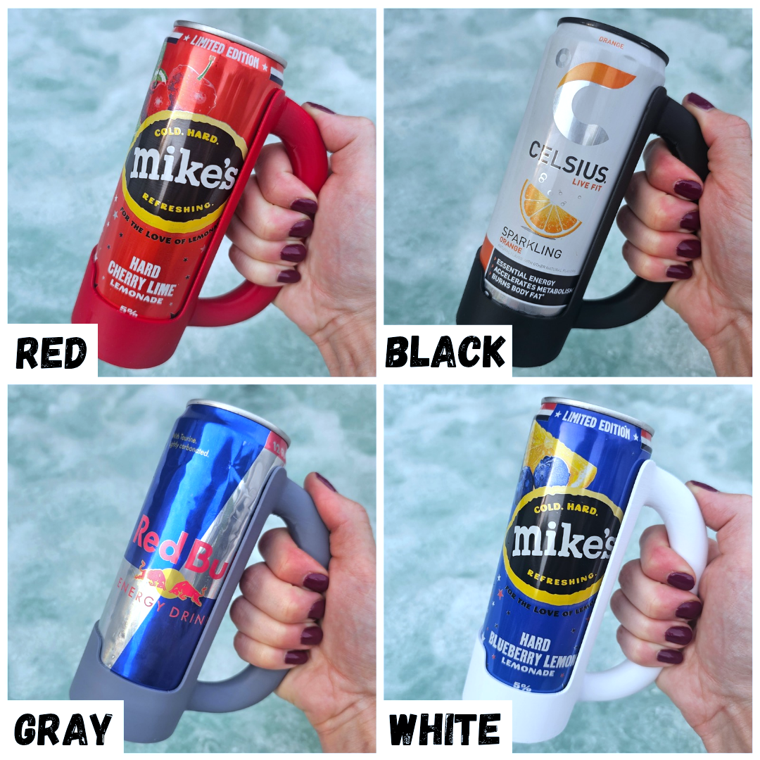 BD Lasers INC. - Wholesale Drink Huggers & Koozies - 12 oz Slim Can Holder Handle Redbull, Alani Nu, White Claw5