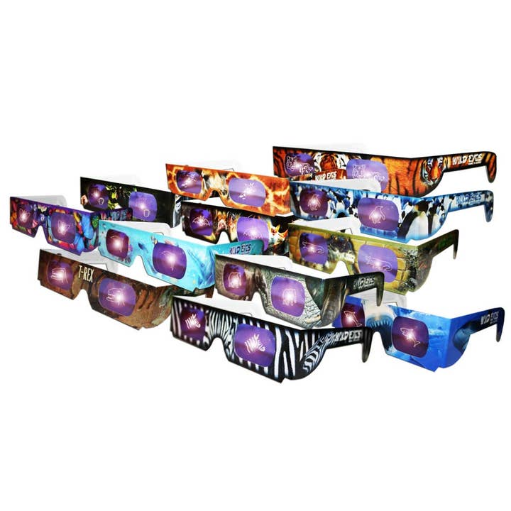 Mix of Wild Eyes Glasses - 25 Pack for wholesale by American Paper Optics, LLC