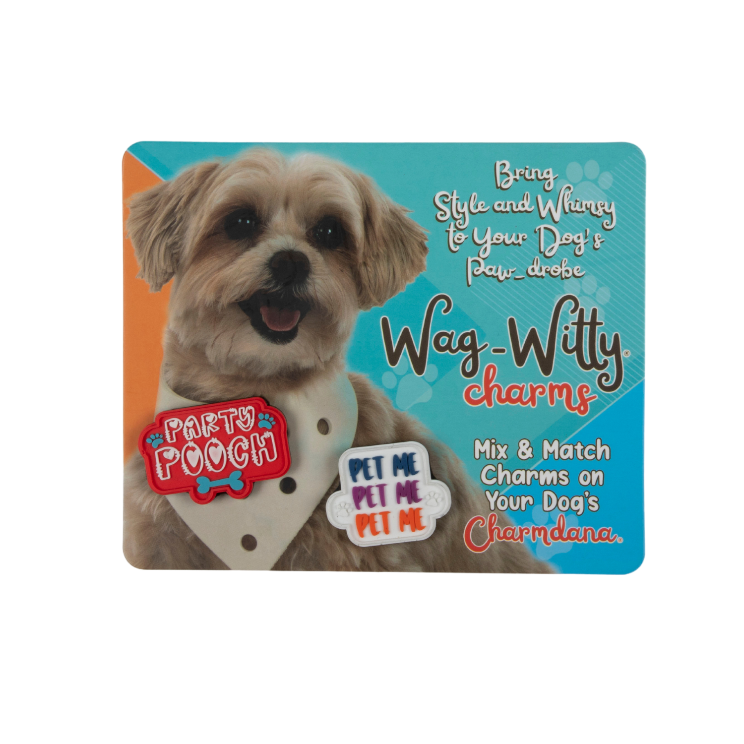 Wag Around Town - Wholesale Pet Bandana - Dog - Wag-Witty Dog Bandana Charms!-Pet Me/ Party Pooch1