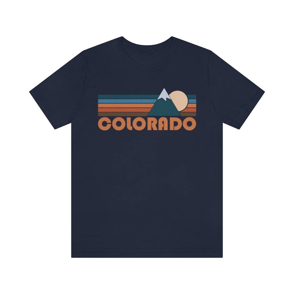 Hey Mountains - Wholesale Screen Printed T-Shirt - Women's - Colorado T-Shirt - Retro Mountain Unisex Colorado Shirt5