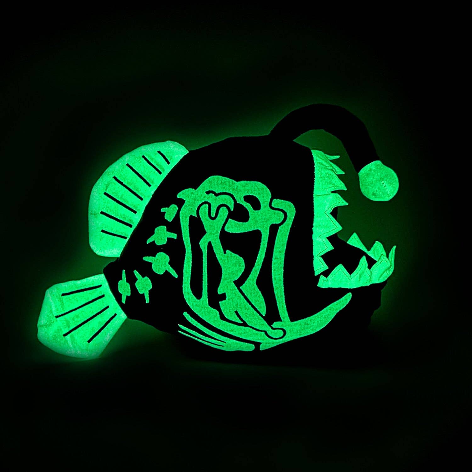 Womple Studios - Wholesale Stuffed/Plush Toy - Kids & Baby - AquaGlows Anglerfish Reversible Glow in the Dark Plush2
