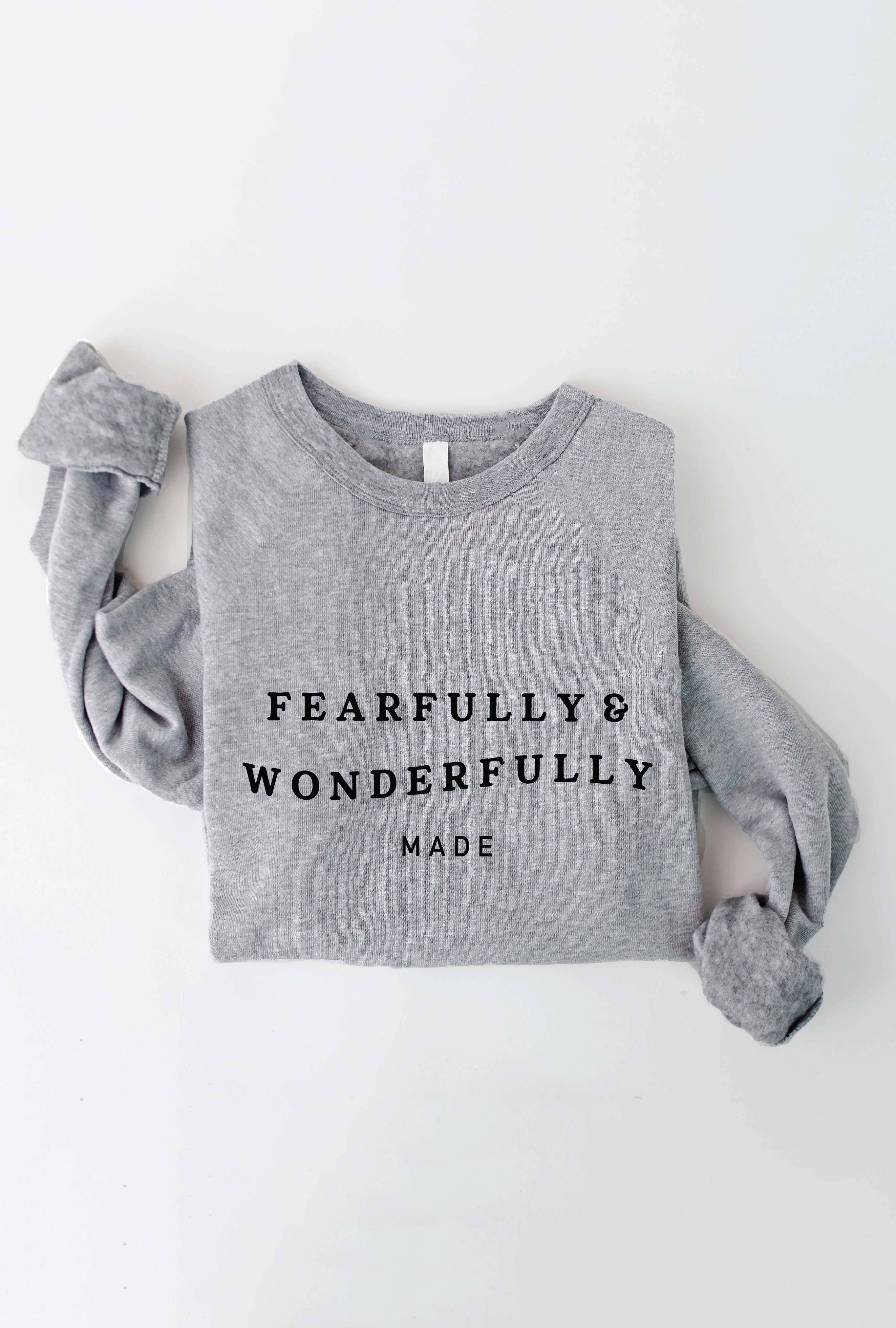 OAT COLLECTIVE - Wholesale Graphic Sweatshirt - Women's - FEARFULLY AND WONDERFULLY MADE Sweatshirt1