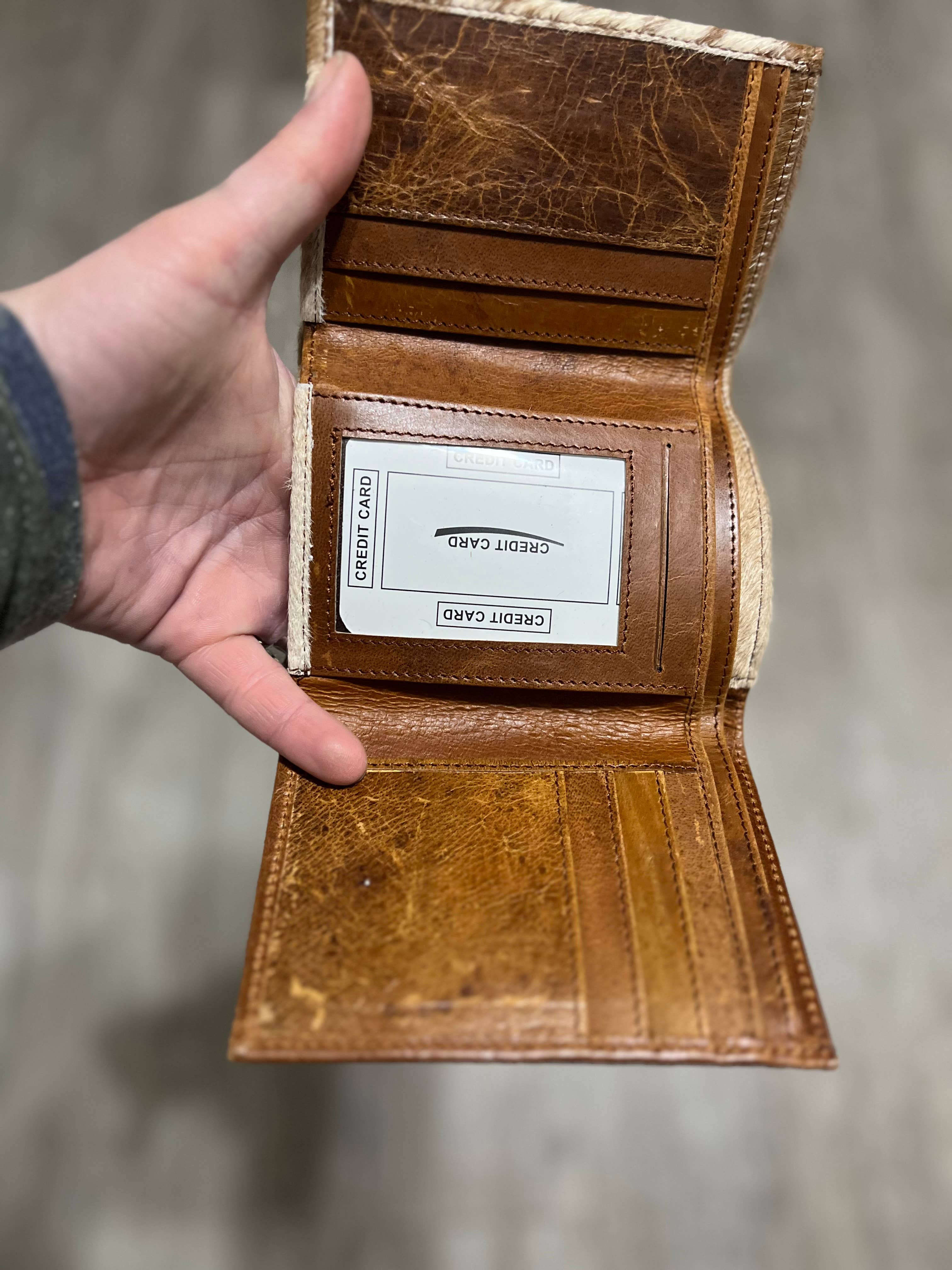 FRINGE & LUXE - Vendita all'ingrosso Portafogli - Donna - Portafoglio a tre ante in pelle bovina2