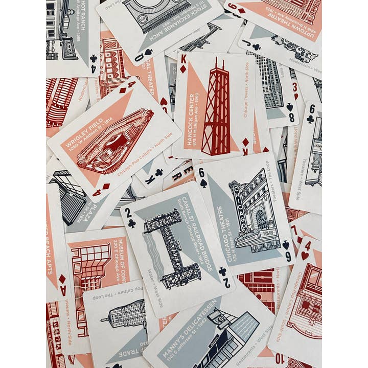 Transit Tees - Wholesale Playing Cards - Chicago Architecture Playing Cards5