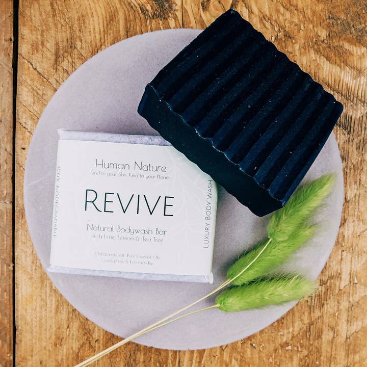Revive Organic Soap Bar With Lime, Lemon & Tea Tree for wholesale by Human Nature Organics US