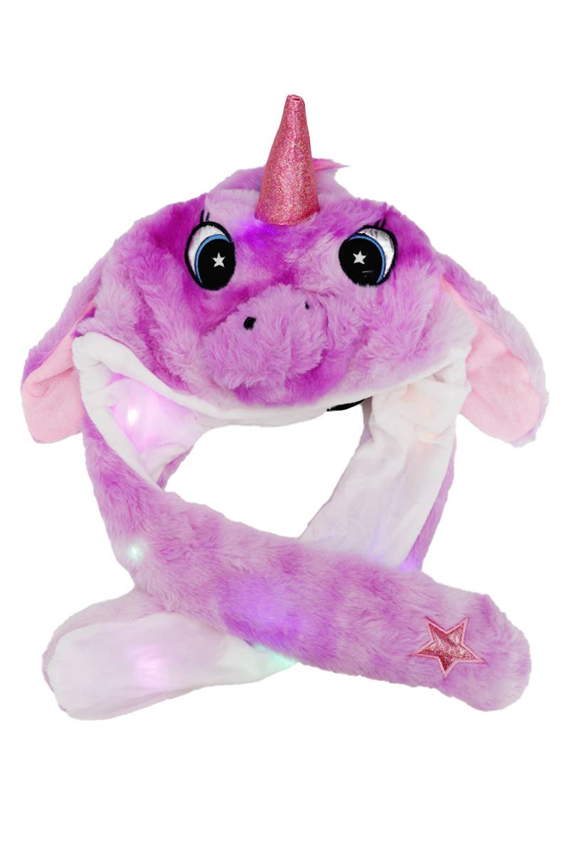 ASSORTED Unicorn Fluffy Fur Led Light-up Ear Moving Hat for wholesale on Faire10