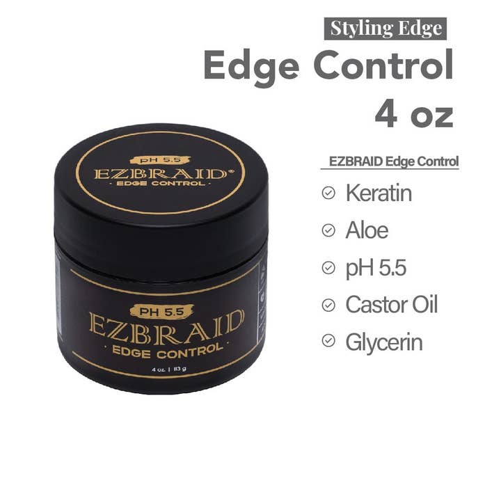 pH 5.5 EZBRAID Edge Control 4 oz for wholesale by EZBRAID UK