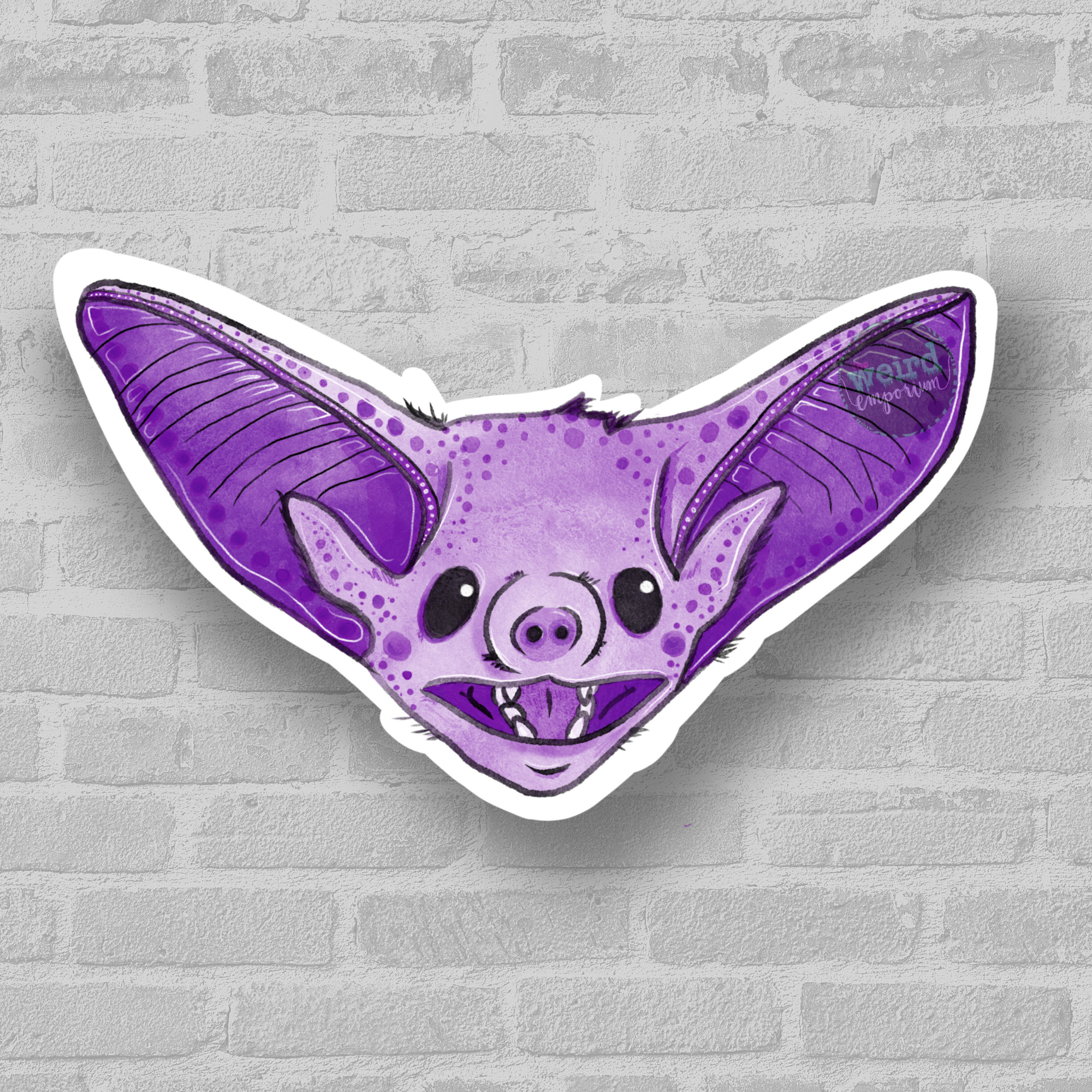 the weird emporium - Wholesale Sticker - 3" Bat Sticker1