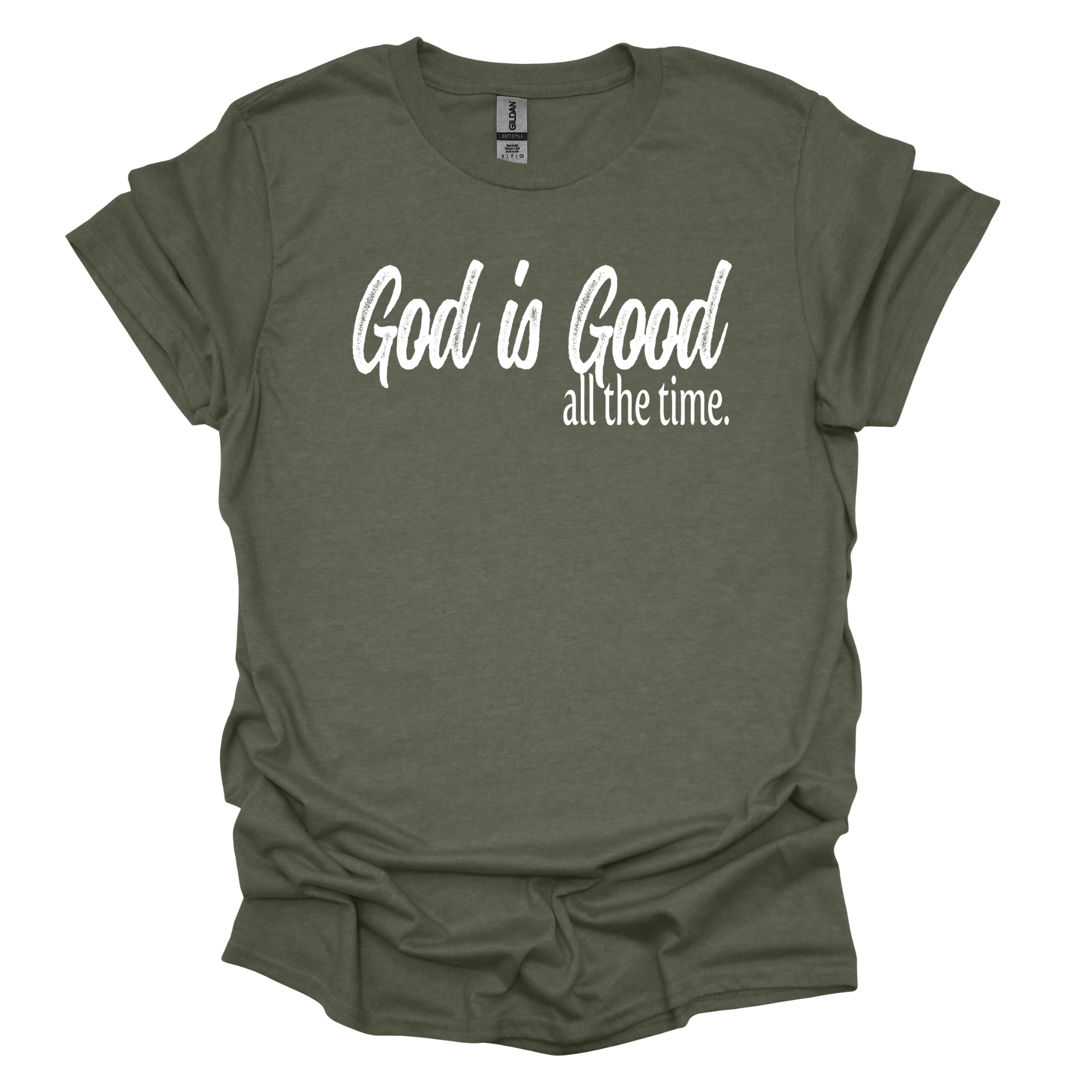 Love Ann Joy Apparel, LLC - Wholesale Screen Printed T-Shirt - Unisex - God is Good All The Time Christian T-Shirt - Faith Apparel6