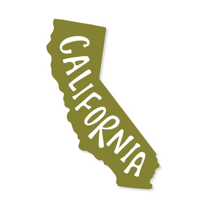 California - Vinyl Sticker for wholesale by Odd Daughter Paper Co.