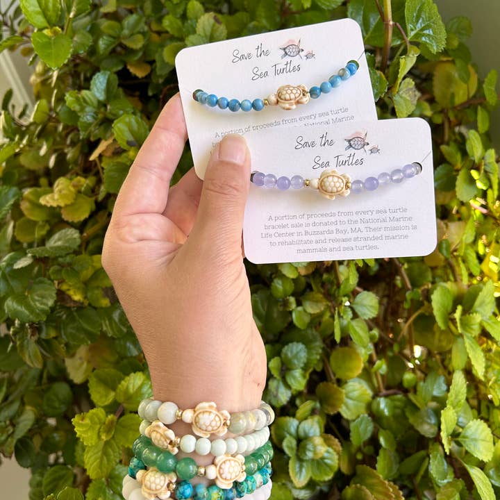 Miss Lou Makes - Wholesale Beaded Bracelet - Save the Sea Turtles Bracelets6