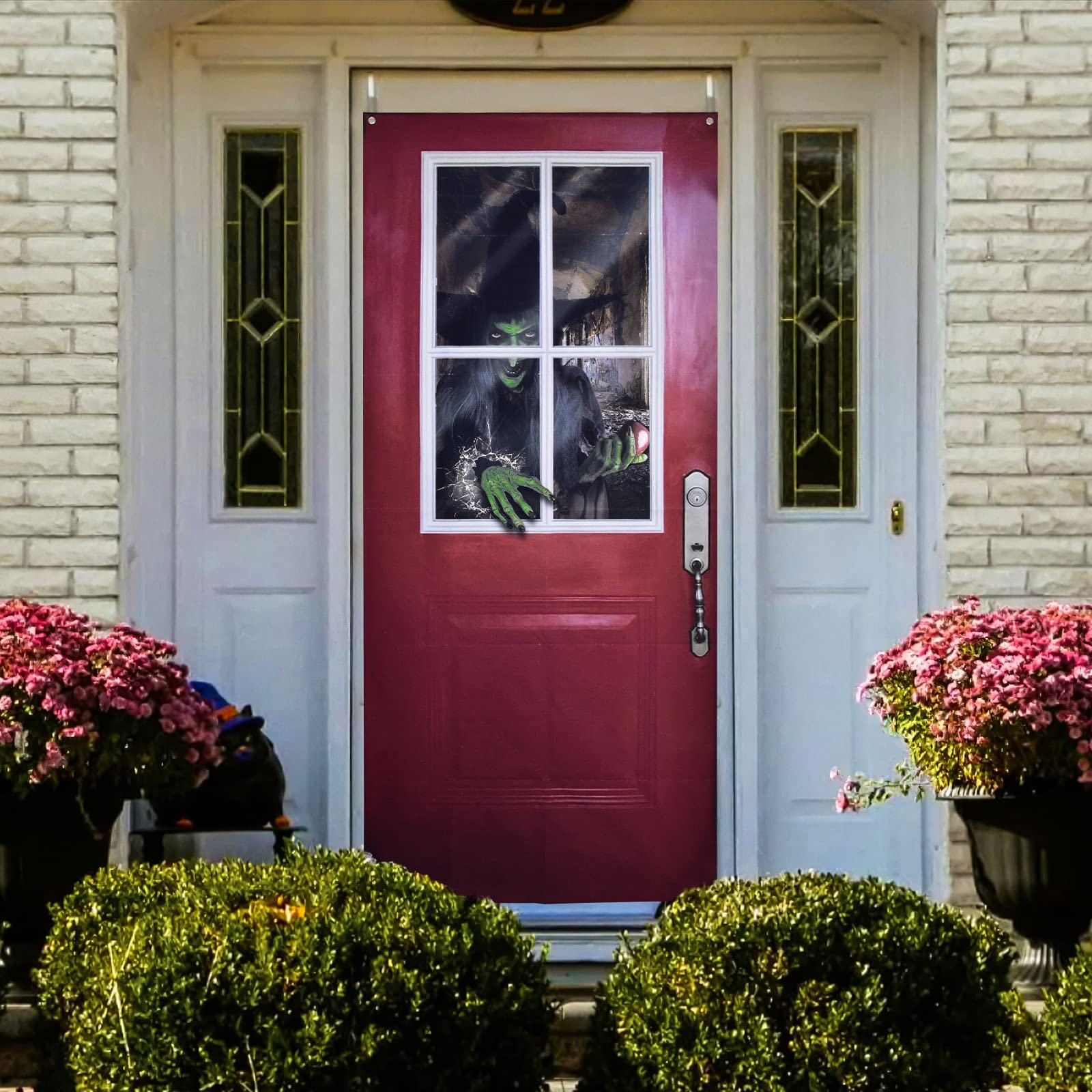 Fun Little Toys - Wholesale Door Hanger - Halloween Door Cover Witch Curtain Decoration6