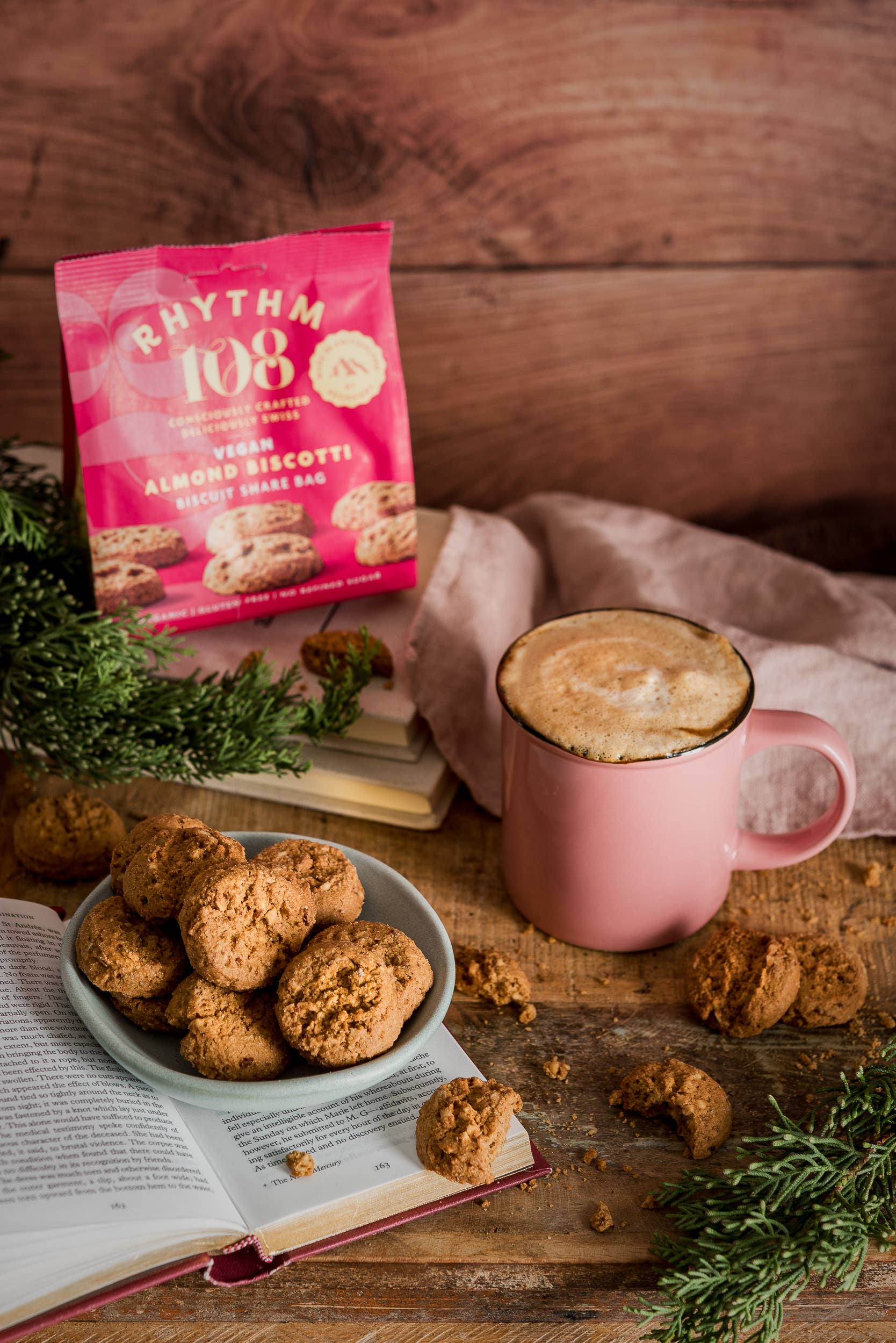 Rhythm108 - Vente Biscuits - Biscotti végétalien aux amandes Sachet 135g9
