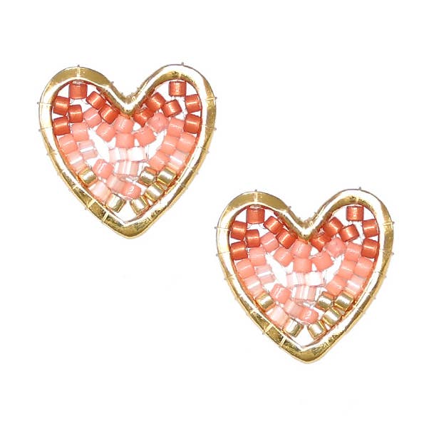 Cuoro Pink Earrings for wholesale by Mishky