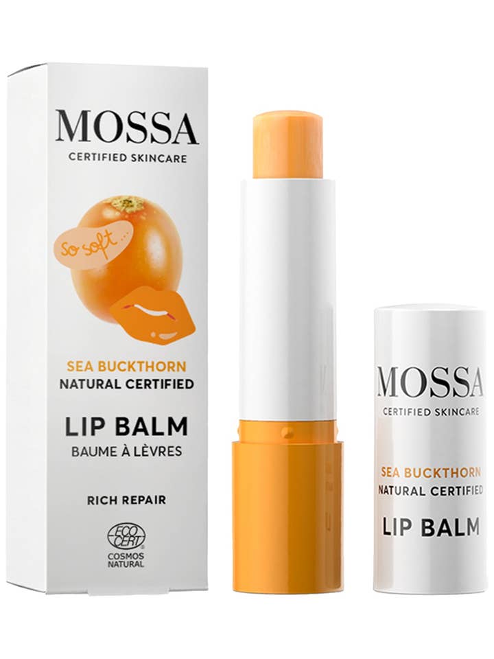 Sea Buckthorn Lip Balm 4.5g for wholesale by MOSSA Naturkosmetik