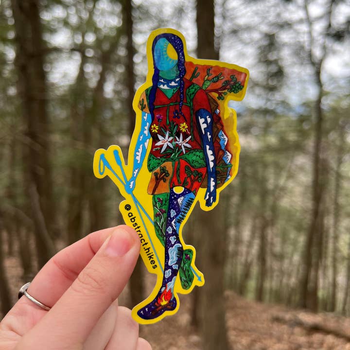 Abstract Hikes - Wholesale Sticker - Hiking Sticker: "Desert Lily"5