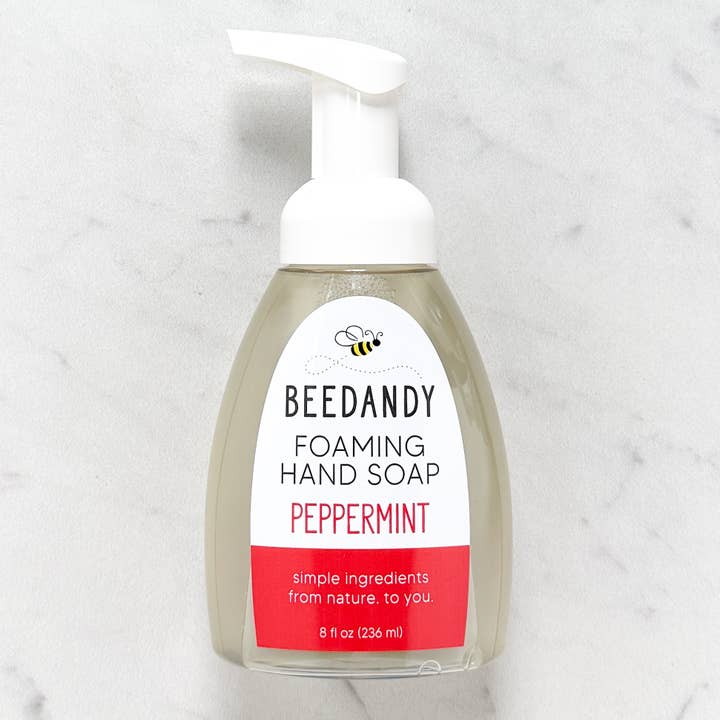 Schaumseife für die Hände, Pfefferminze, 100 % natürlich, 8 fl oz für den Großhandel von Beedandy