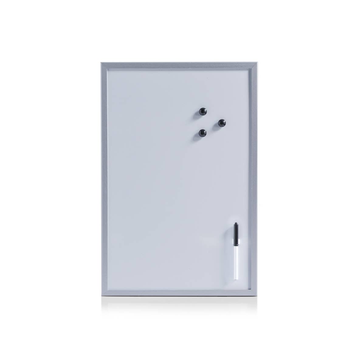 grey Magnetic/Whiteboard, Metal/MDF, Aluminum Gray for wholesale on Faire3