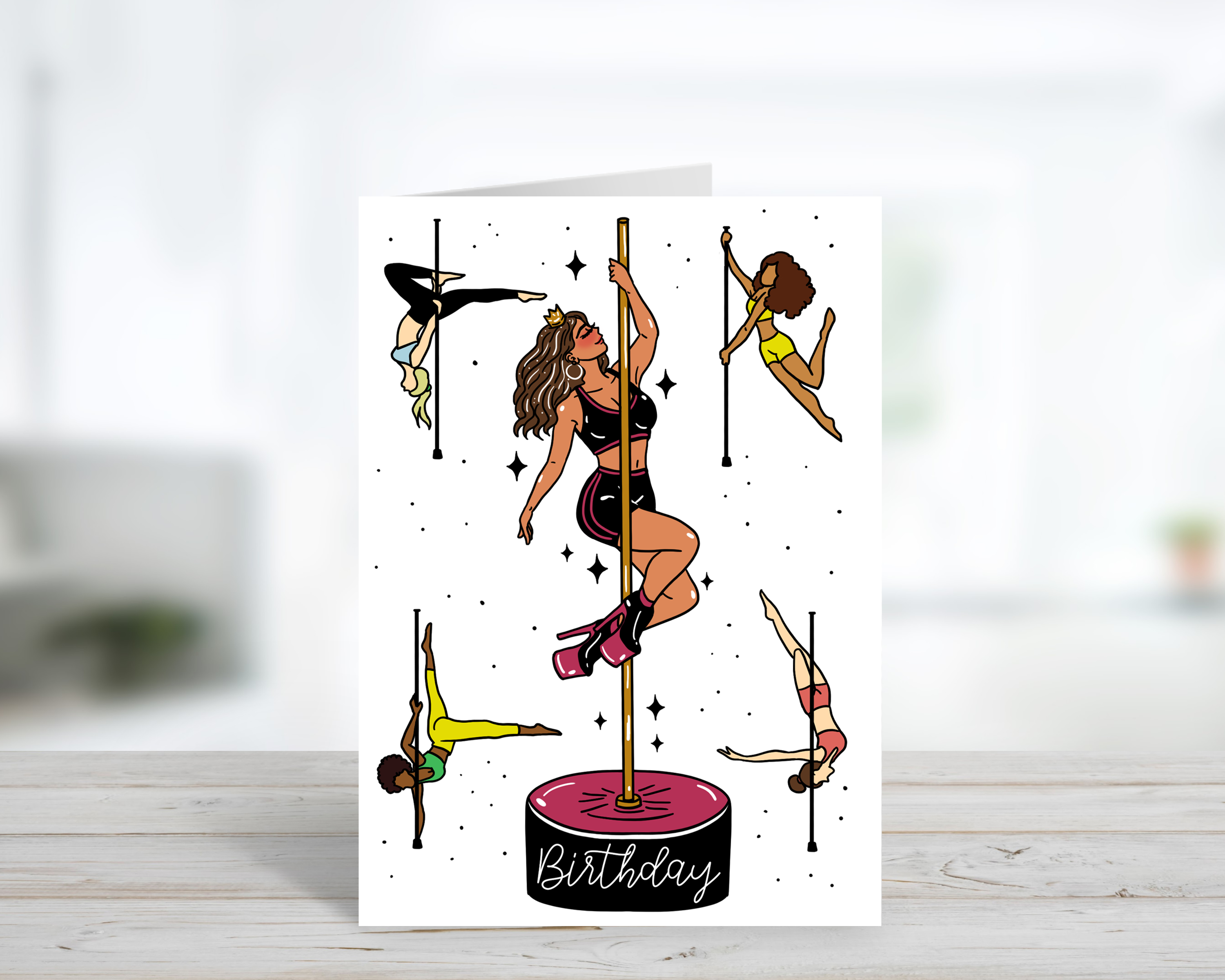 Sole Inspired - Vente Carte de vœux classique - Carte d'anniversaire de pole dance2