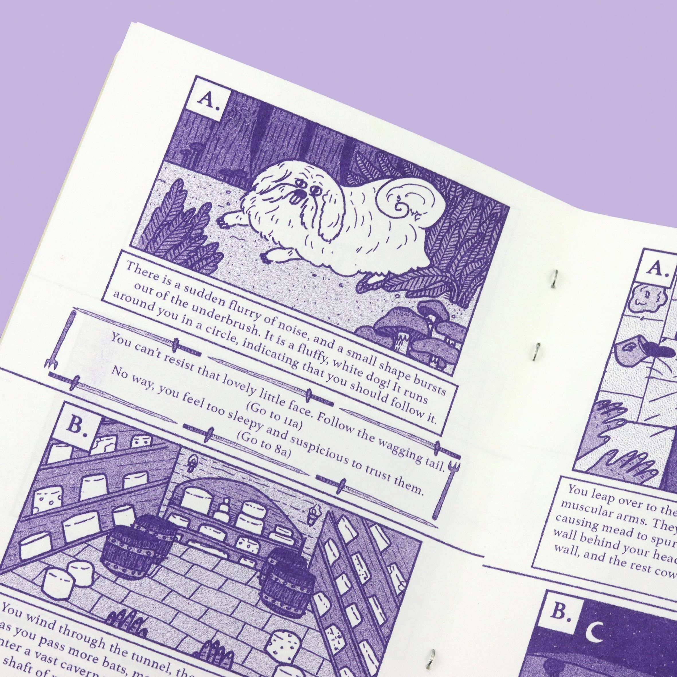 2B Or Not 2B - Wholesale Coloring & Activity Book - Adult - Who Were You In A Past Life Adventure Zine A6 Risograph2