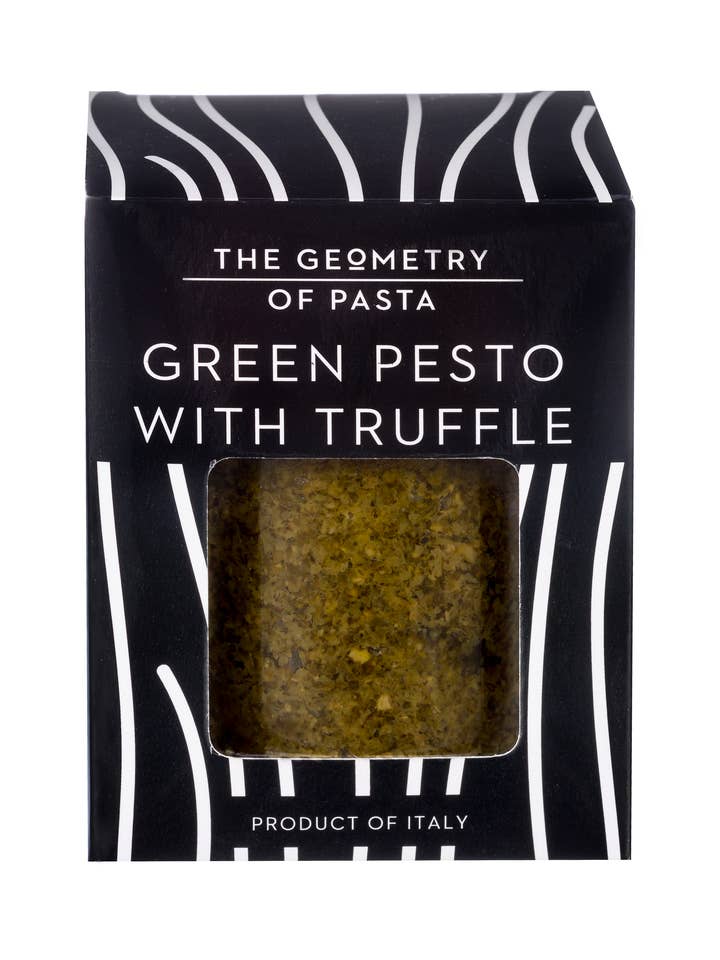 GOP Grünes Pesto mit Trüffel für den Großhandel von BORGO DE MEDICI USA