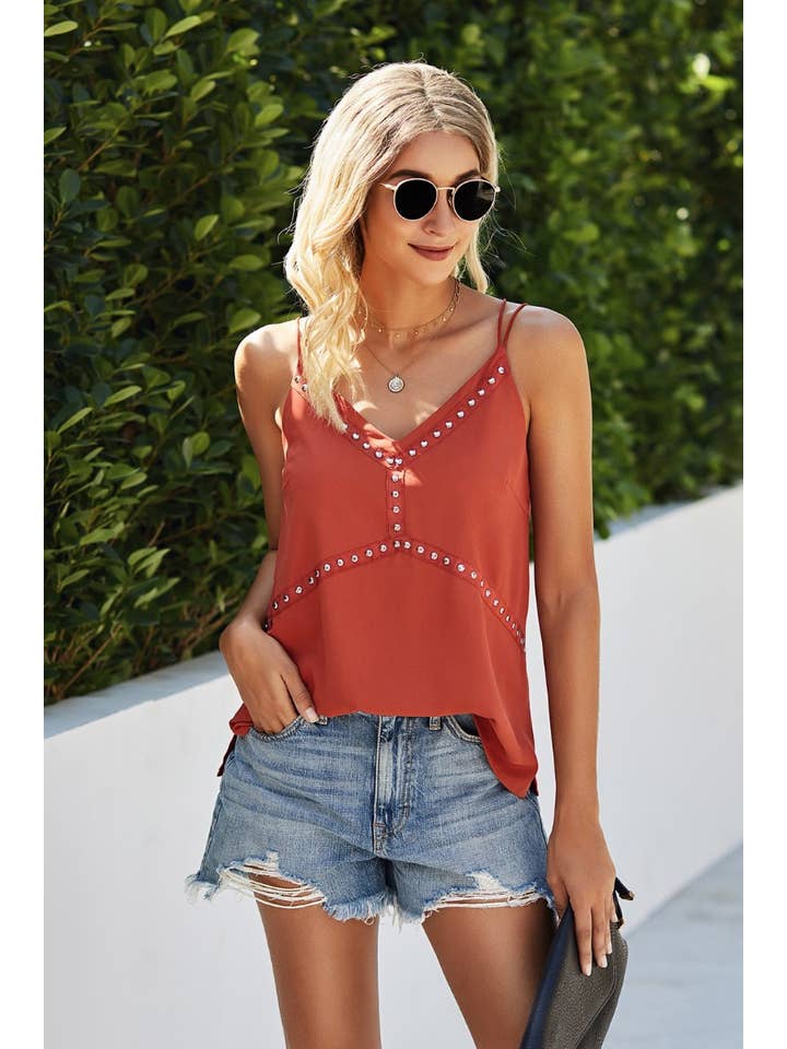 Miss Sparkling - Wholesale Tank Top - Women's - Double Strap Tank Top