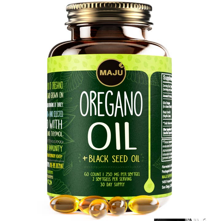 MAJU Oregano Oil Capsules (60ct) for wholesale by Maju Superfoods