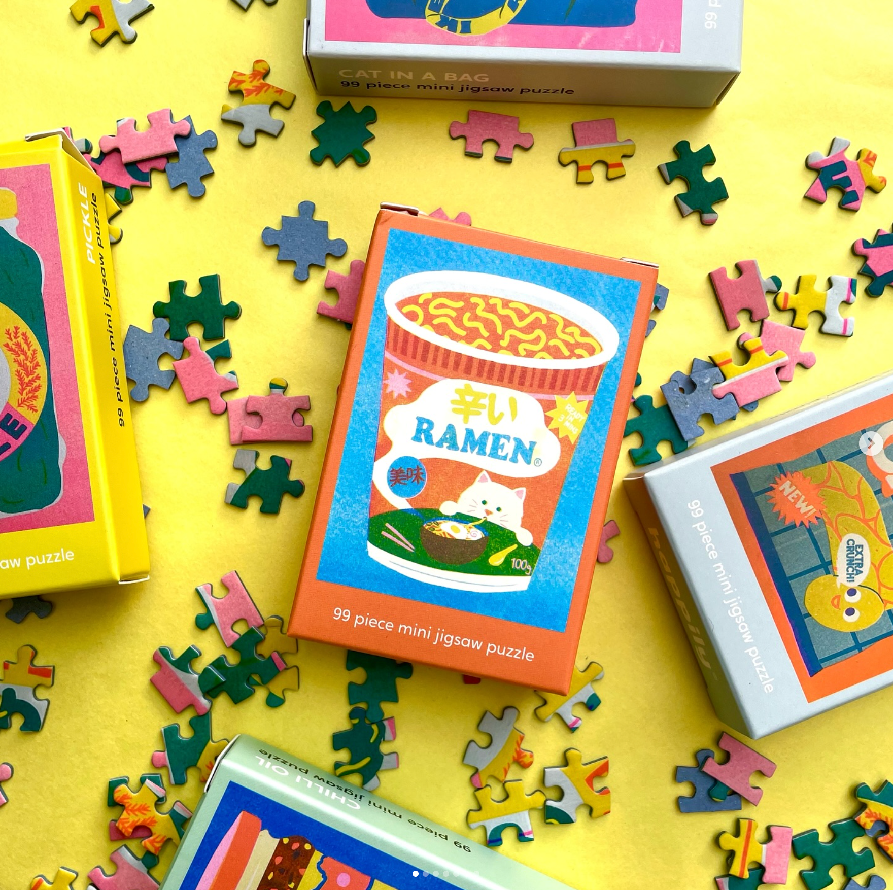 Happily Puzzles - Wholesale Puzzle - Adult - Ramen - 99 Piece Mini Jigsaw Puzzle5