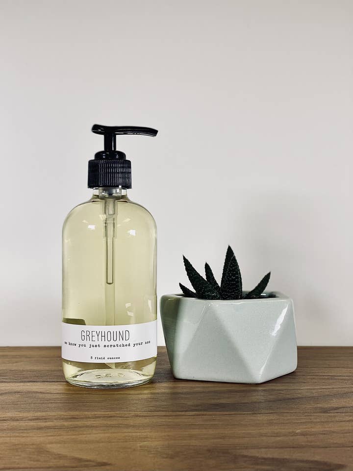 Hand Wash - Sweary - Greyhound for wholesale by handmade. la conner