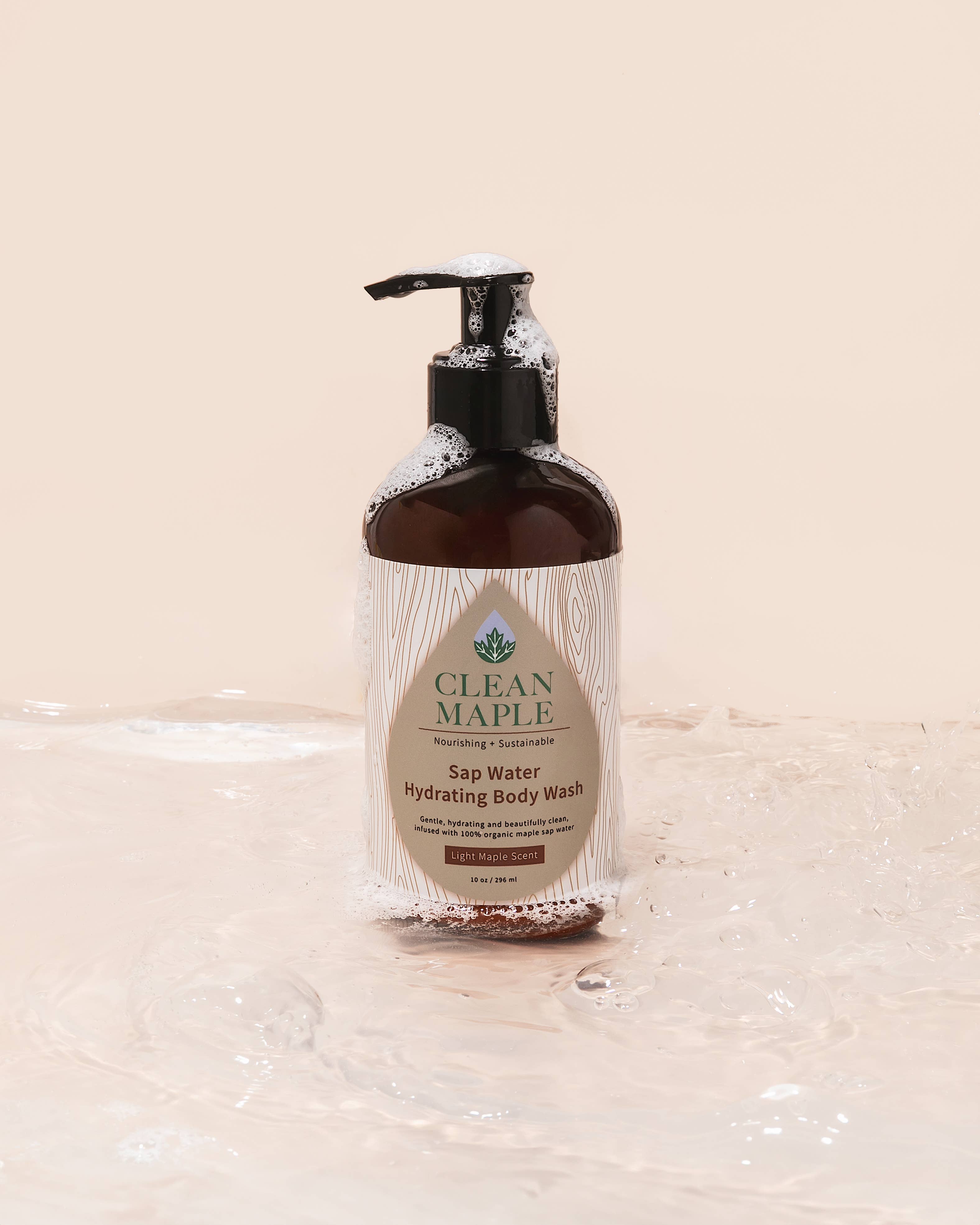 Clean Maple - Wholesale Body Wash/Shower Gel - Sap Water Hydrating Body Wash - Clean Maple Body Care1