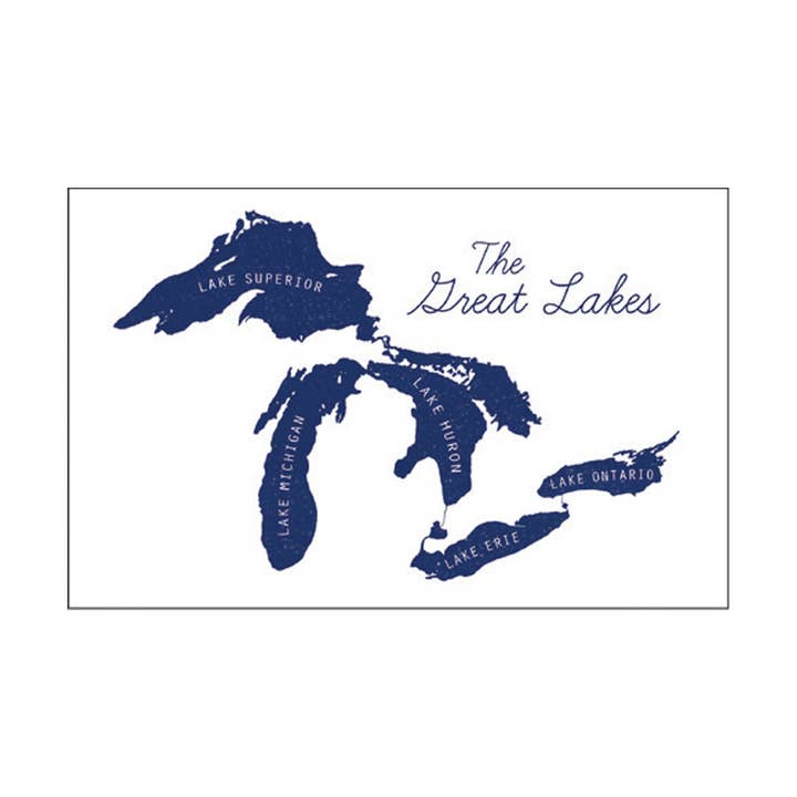 Stora sjöarnas linnevykort för wholesale av City Bird