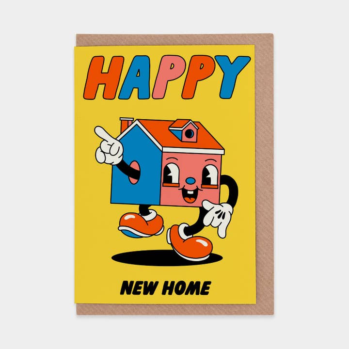 Happy New Home Greetings Card for wholesale by Evermade