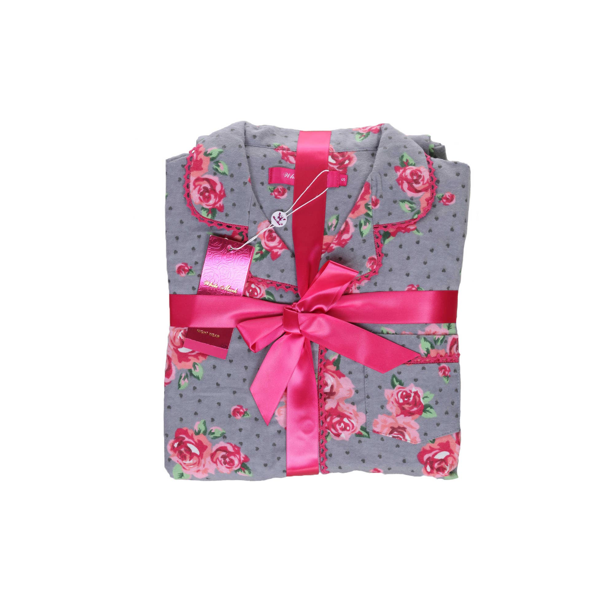 WHITE MARK - Wholesale Pyjamaset - Dames - Drie-delig Pyjama Set - Plus Size14