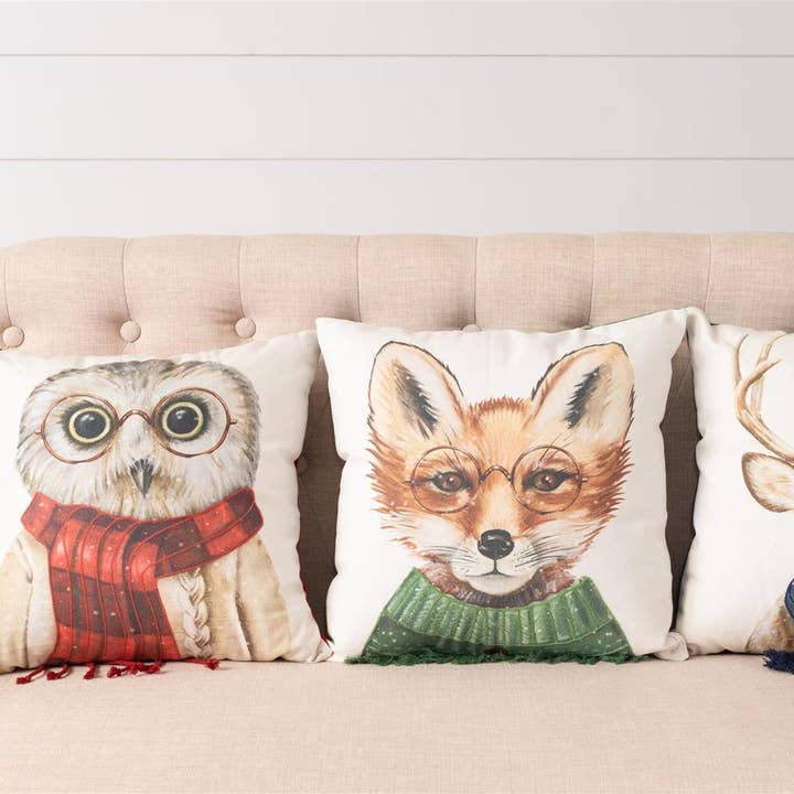 Pillow - Cozy Critters (Pk/03 Ast) and other Purchase Wholesale fox pillow. Free Returns & Net 60 Terms on Faire trending on Faire.