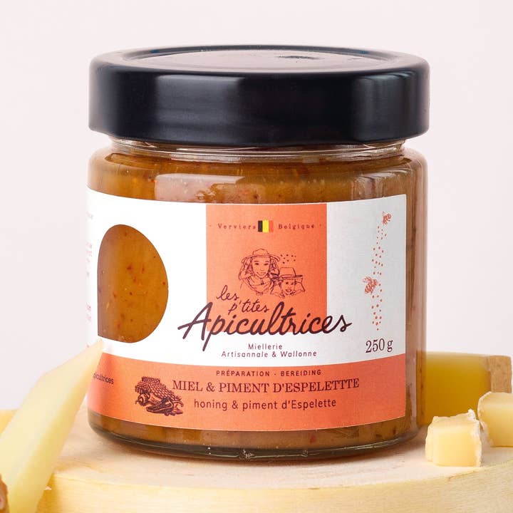 Miele e peperoncino d’Espelette AOP per la vendita all'ingrosso da parte di Les p'tites Apicultrices